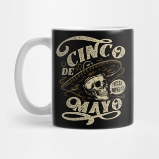 Cinco de Mayo Skull Mariachi Mug